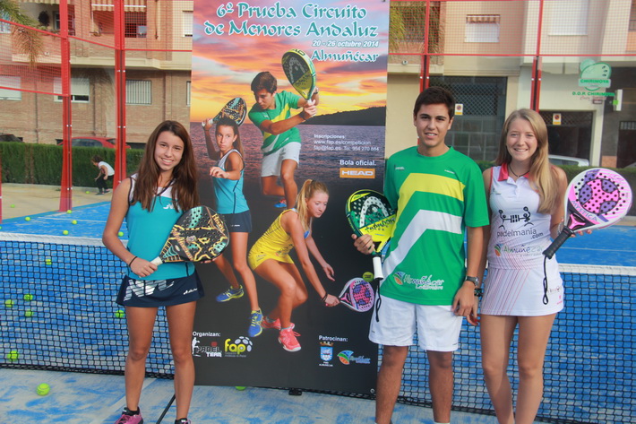 Tres jugadores sexitanos comienzan con victoria  el Campeonato de España de Pádel de Menores